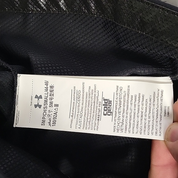 Under Armour Mens Cold Gear  Zip Up LS Fitted Coupe Hoodie Size S - Picture 13 of 16